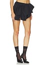 view 2 of 6 FALDA ASYMMETRICAL BOW & RUFFLE in Navy Blue