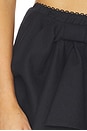 view 6 of 6 FALDA ASYMMETRICAL BOW & RUFFLE in Navy Blue