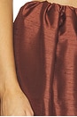 view 6 of 6 FALDA GATHER-DRAPED MINI in Brown