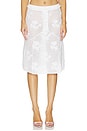 view 2 of 7 FALDA THREADWORK KNIT in White