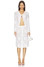view 6 of 7 FALDA THREADWORK KNIT in White