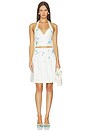 view 4 of 5 Halter Bow Tie Cami Top in White