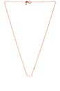 view 2 of 3 Love Necklace with Diamond Bezel in Rose Gold