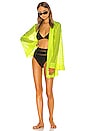 view 4 of 5 x REVOLVE Andi Kimono in Neon Yellow