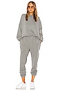 view 4 of 4 x REVOLVE Frequent Flyer Sweatpant in Heather Grey
