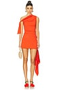 view 1 of 3 Dahlia Mini Dress in Tangerine
