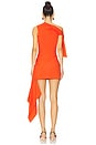 view 3 of 3 Dahlia Mini Dress in Tangerine
