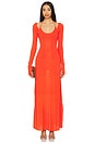 view 1 of 3 ПЛАТЬЕ VALEJO in Tangerine