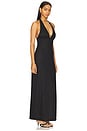 view 3 of 4 Violet Halter Midi Dress in Black
