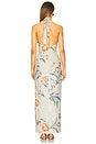 view 3 of 3 Roisin Halter Midi Dress in Bloom Floral