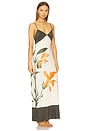 view 2 of 3 Constance V Neck Slip Dress in Iris Floral