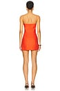 view 3 of 3 Panettone Mini Dress in Tangerine