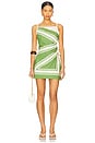 view 1 of 3 Carlo Mini Dress in Milano Verde