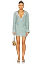 view 1 of 3 Fresca Shirt Dress in Washed Blue