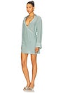view 2 of 3 Fresca Shirt Dress in Washed Blue