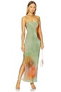 view 1 of 4 Calle Slip Dress in Acquerello Print