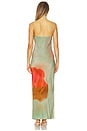 view 4 of 4 Calle Slip Dress in Acquerello Print
