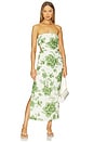 view 1 of 5 Gardella Strapless Midi Dress in Frisa Print