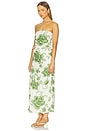 view 4 of 5 Gardella Strapless Midi Dress in Frisa Print