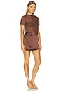 view 2 of 4 Luca Mini Dress in Chestnut