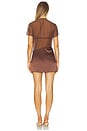 view 4 of 4 Luca Mini Dress in Chestnut