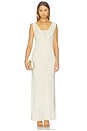 view 1 of 3 Piero Layered Midi Dress in Cream