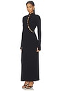 view 2 of 4 Chiara Beaded Long Sleeve Dress in Black