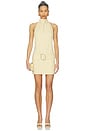 view 1 of 3 Sabina Belted Mini Dress in Butter