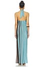 view 3 of 3 Rioja Halter Scarf Maxi Dress in Pacha Mineral Stripe