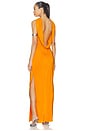 view 1 of 4 Isla Cowl Back Gown in Orange