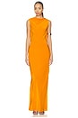 view 2 of 4 Isla Cowl Back Gown in Orange