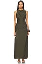 view 1 of 4 Sorel Maxi Dress in Dark Olive