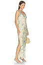 view 2 of 3 Cecile Ruffle Slip Dress in Eira Butter
