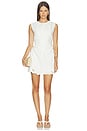 view 1 of 3 Klara Ruched Mini Dress in Ivory
