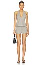 view 5 of 6 Solene Mini Short in Grey Marle