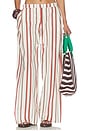 view 1 of 6 Alva Drawstring Pant in Laila Stripe