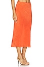 view 2 of 6 Ligera Maxi Skirt in Tangerine