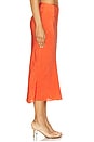 view 3 of 6 Ligera Maxi Skirt in Tangerine