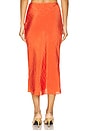 view 4 of 6 Ligera Maxi Skirt in Tangerine