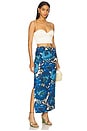 view 6 of 7 Camellia Midi Skirt in Flora Print