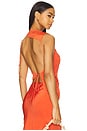 view 1 of 5 Ligera Open Back Top in Tangerine