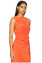 view 3 of 5 Ligera Open Back Top in Tangerine