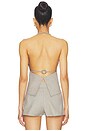 view 4 of 6 Solene Halter Top in Grey Marle