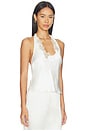 view 2 of 4 Montparnasse Halter Top in Ivory Lemon