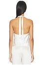 view 3 of 4 Montparnasse Halter Top in Ivory Lemon