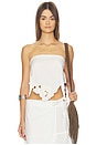 view 1 of 6 Klara Scarf Top in Ivory