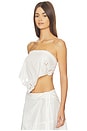 view 2 of 6 Klara Scarf Top in Ivory