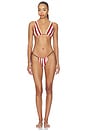 view 4 of 4 BRAGUITA BIKINI ALVA in Laila Stripe