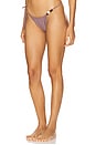 view 3 of 5 Jeanne Beaded String Bikini Bottom in Taupe