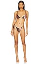view 4 of 4 Thistle String Bikini Bottom in Rose Baiadera